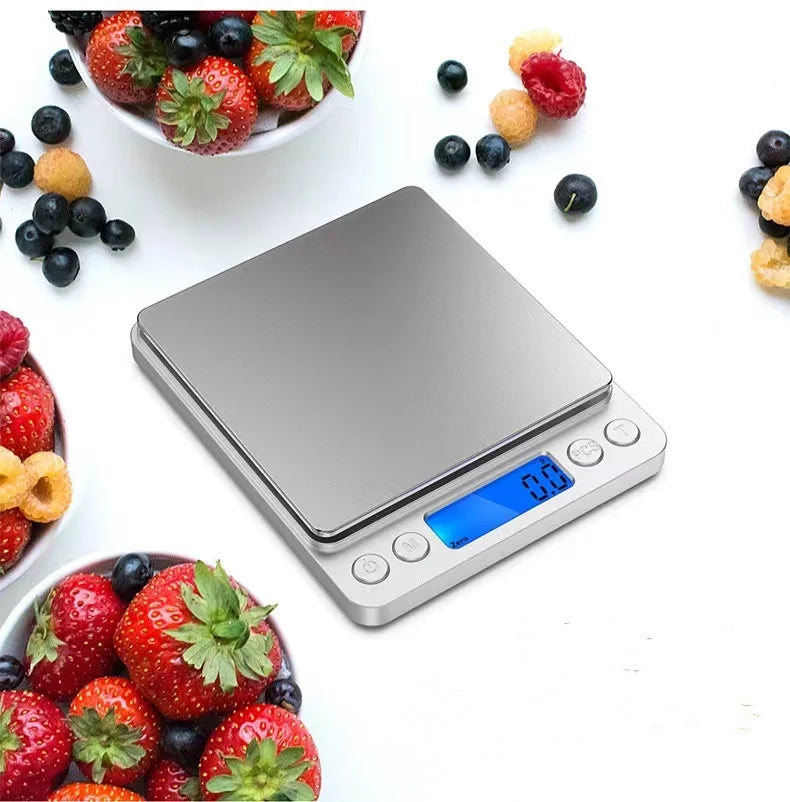 Digital Kitchen Scale 3000g/ 0.1g Small Jewelry Scale Food Scales Digital Weight Gram and Oz Digital Gram Scale with LCD/ Tare