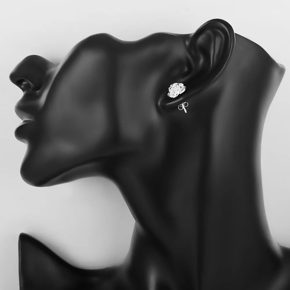 Fine 925 Sterling Silver Retro Charm Flower Necklace Earring Bangle Jewelry set for Women / Gift / Party wear