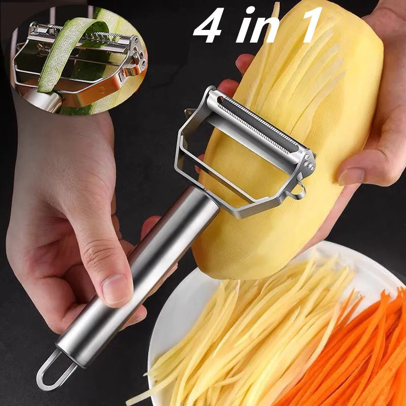 Multifunctional Stainless steel Kitchen Peeler for Vegetable, Fruits