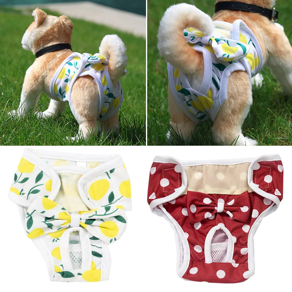 Dog Diapers (S-XL) Puppy Female Panties, Underwear | Washable
