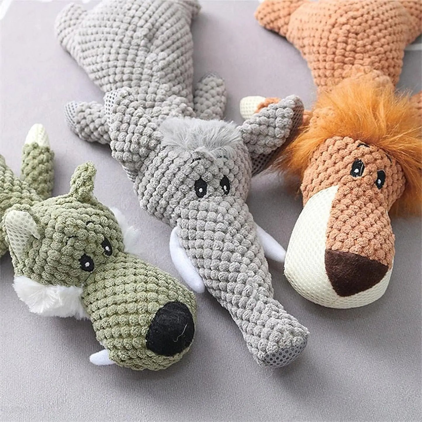 Dog Toy For Large Dogs Cute Plush Squeaky Stuffed Toys | Fleece Durable Chewing Cute Soft Toy