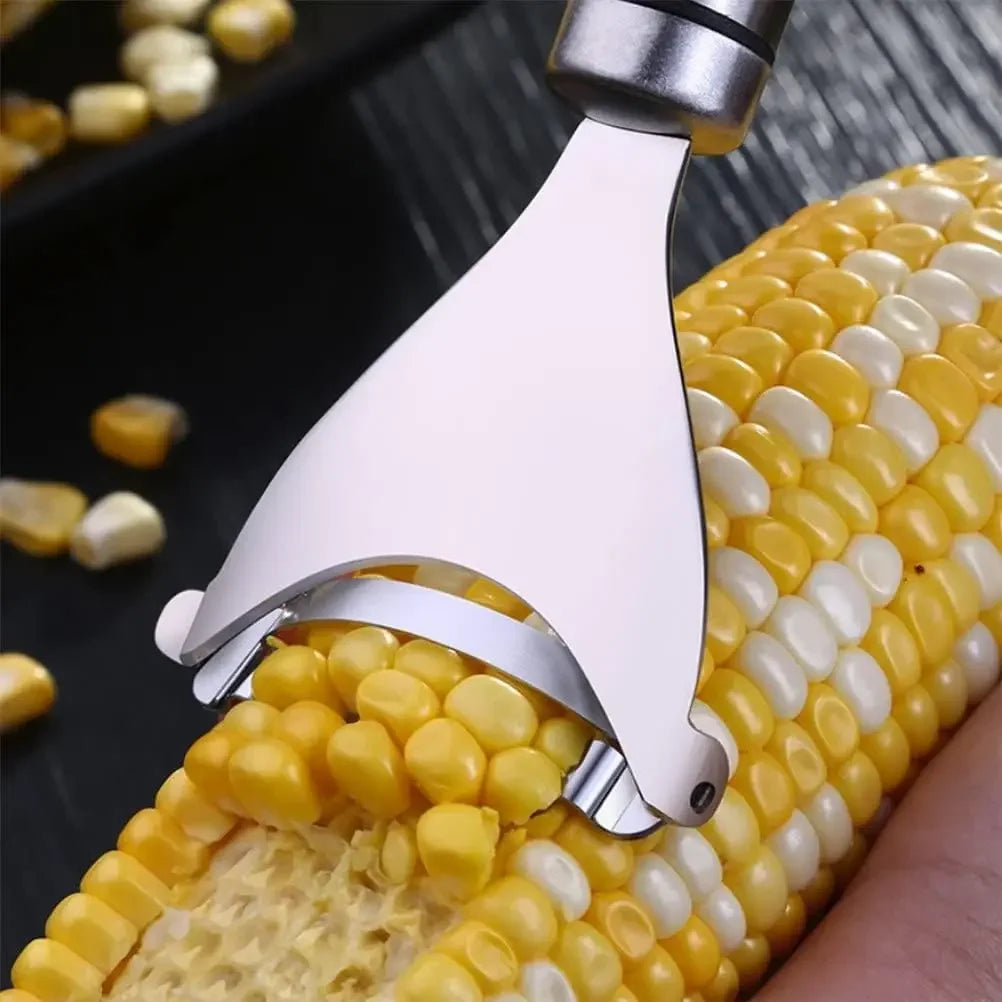 Stainless Steel Corn Peeler,Serrated Corn Stripper, Cob Shaver, Kitchen tool