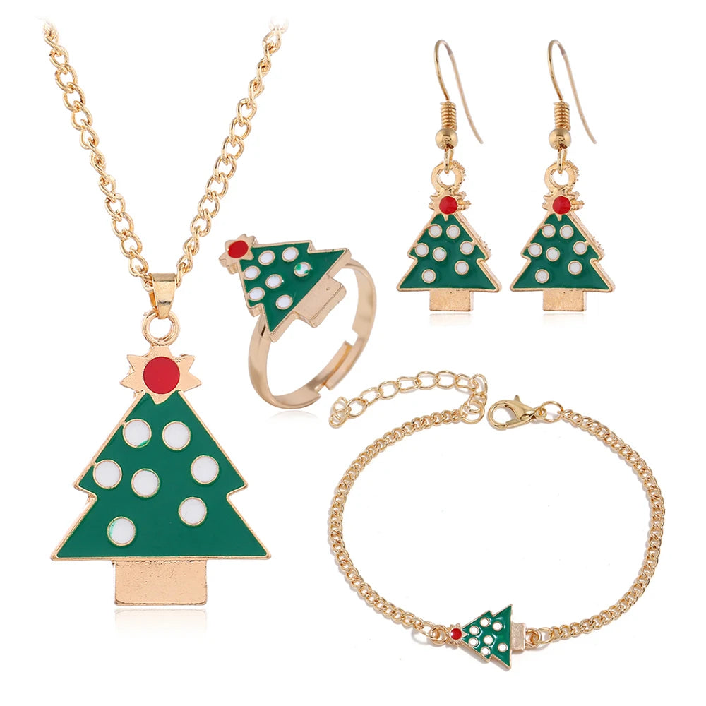 5Pcs/Set Christmas Jewelry Set / Gifts