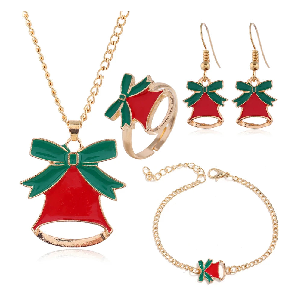 5Pcs/Set Christmas Jewelry Set / Gifts