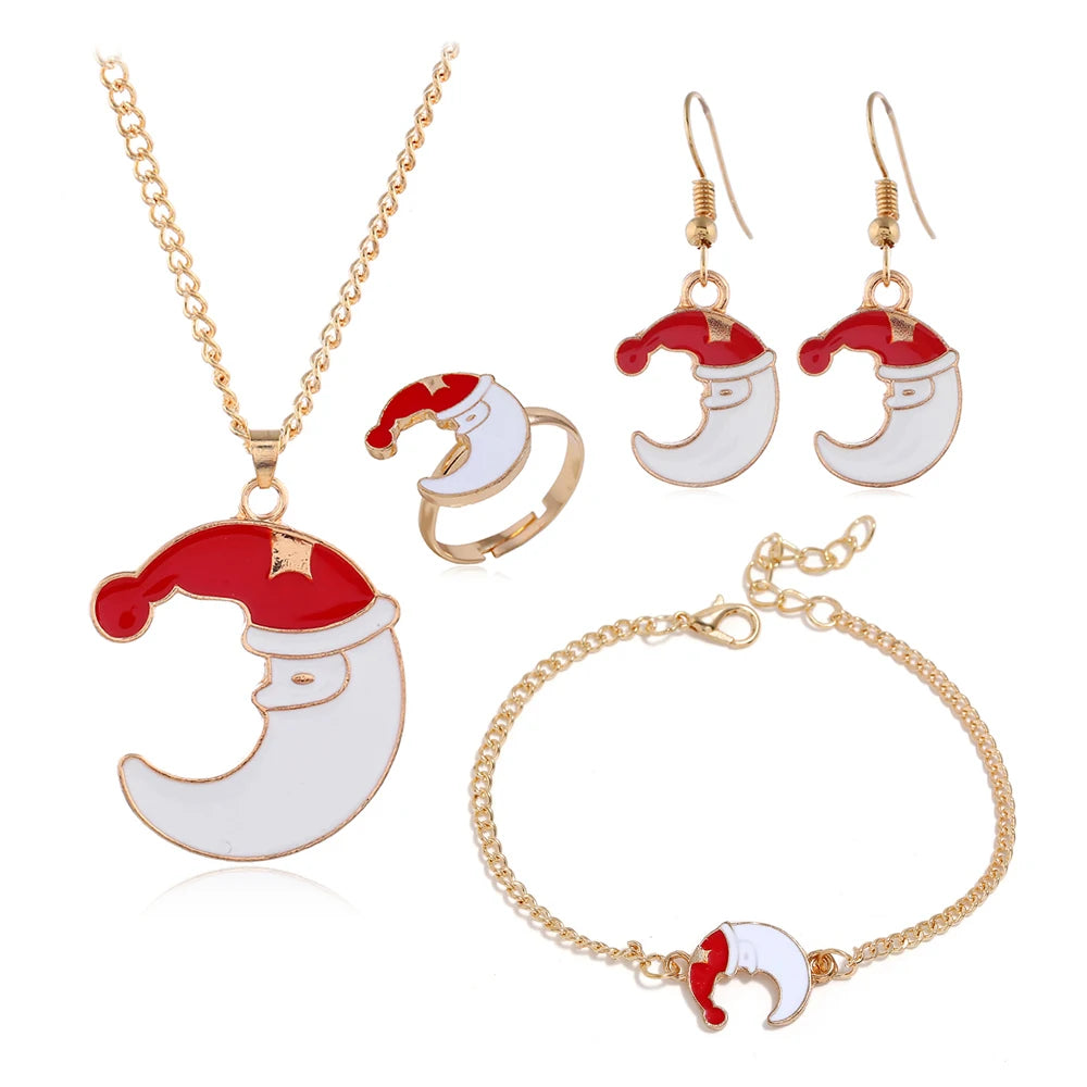 5Pcs/Set Christmas Jewelry Set / Gifts