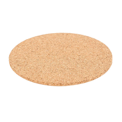 10-1Pcs Cork Coasters Handy Round Shape Dia 9cm Plain Natural Wine Drink Coffee Tea Cup Mats Table Pad Home Office Kitchen New