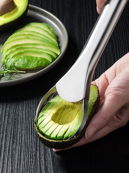 Avocado Knife Gadget Stainless Steel Cutter, Kitchen Gadgets for Fruit Cutting