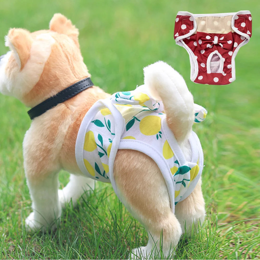 Dog Diapers (S-XL) Puppy Female Panties, Underwear | Washable