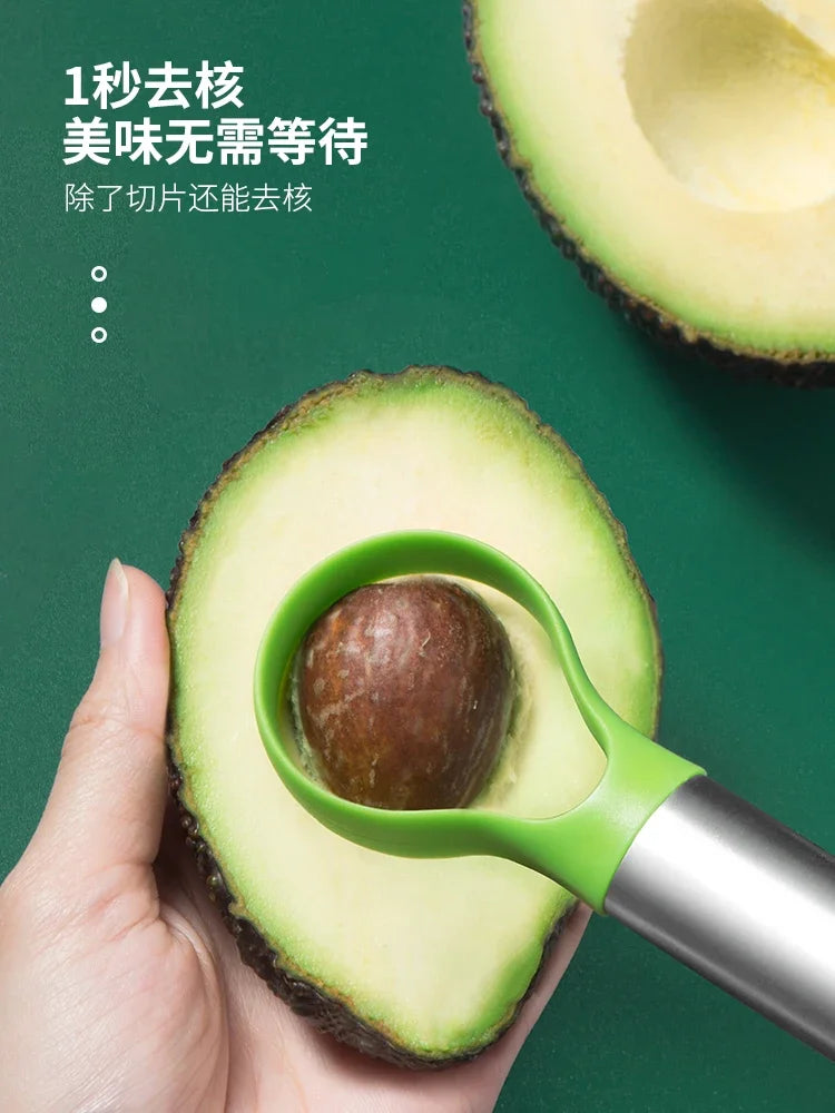 Avocado Knife Gadget Stainless Steel Cutter, Kitchen Gadgets for Fruit Cutting