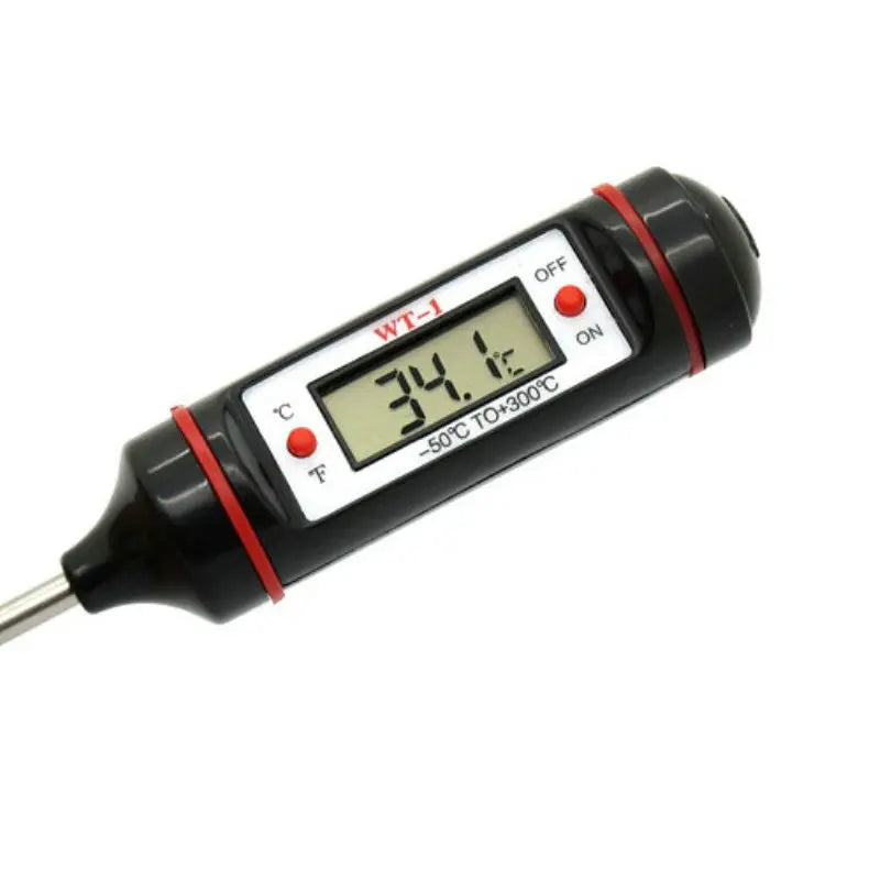 Portable Digital Kitchen Thermometer BBQ Meat, Water, Oil Thermometer WT-1 With Tube