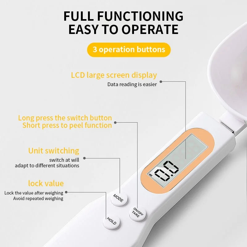 Electronic Kitchen Scale 500g 0.1g LCD Digital Display | Mini Kitchen Tool