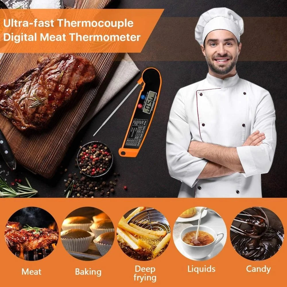 Fast reading Digital Kitchen Food Thermometer For Meat Water Milk - Kitchen Tools