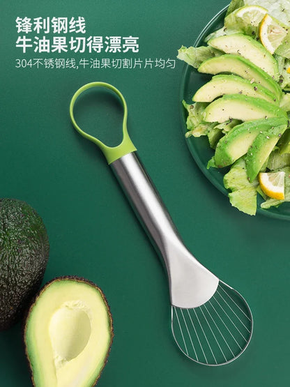 Avocado Knife Gadget Stainless Steel Cutter, Kitchen Gadgets for Fruit Cutting