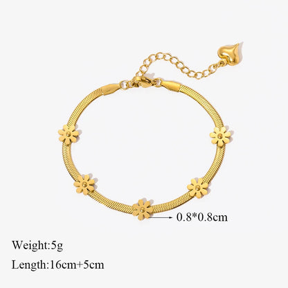 Stainless Steel non fading, Gold Color Bracelet for Women, trendy and fashionable