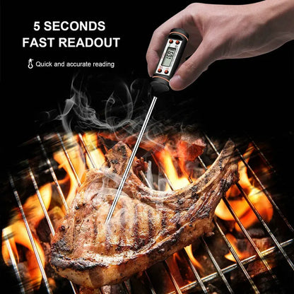Digital Thermometer for BBQ, Water, Milk, Oil / Temperature Sensor Meter