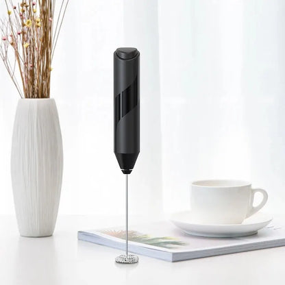 Electric Milk Frother - Portable Mini Handheld Fast Foaming coffee, milk, shake frother