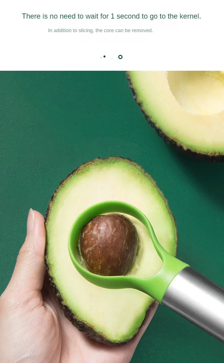 Avocado Knife Gadget Stainless Steel Cutter, Kitchen Gadgets for Fruit Cutting