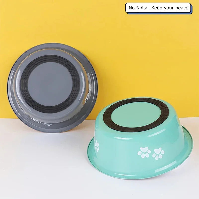 Non-slip Dog Bowls For Small Medium Large Dog | Feeder Bowls And Drinkers Stainless Steel | Dogs Accessories