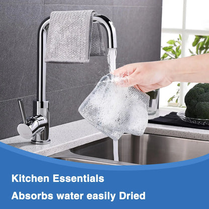Multipurpose Wire Dishwashing Rags / Scrub Dish Cloths / Reusable / Scratch proof - Kitchen cleaning product