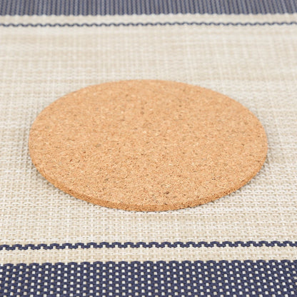 10-1Pcs Cork Coasters Handy Round Shape Dia 9cm Plain Natural Wine Drink Coffee Tea Cup Mats Table Pad Home Office Kitchen New