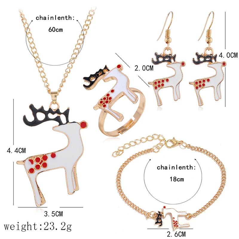 5Pcs/Set Christmas Jewelry Set / Gifts