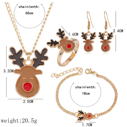 5Pcs/Set Christmas Jewelry Set / Gifts