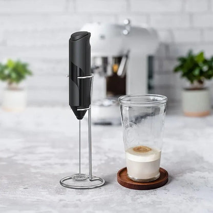 Electric Milk Frother - Portable Mini Handheld Fast Foaming coffee, milk, shake frother