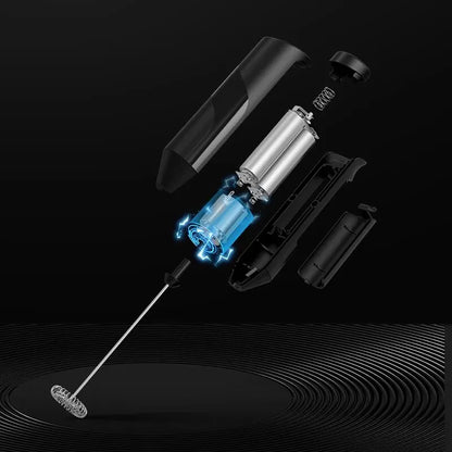 Electric Milk Frother - Portable Mini Handheld Fast Foaming coffee, milk, shake frother