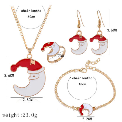 5Pcs/Set Christmas Jewelry Set / Gifts