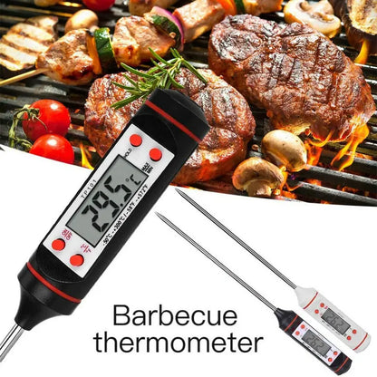 Digital Thermometer for BBQ, Water, Milk, Oil / Temperature Sensor Meter