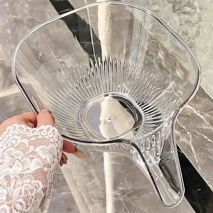 Kitchen Multifunctional Drainage Basket New Salad Fruit Plate Draining Bowl Plastic Vegetable Basin Household Sink