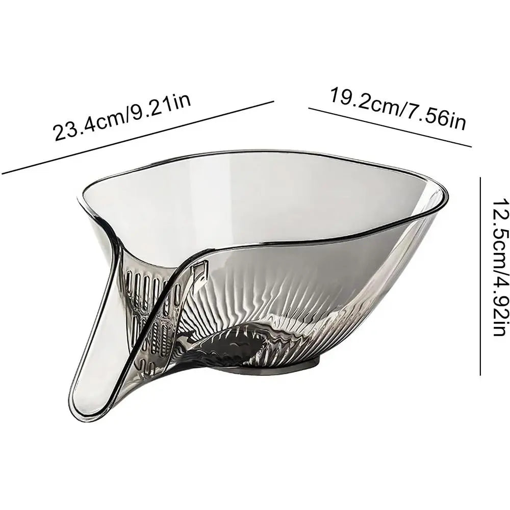 Kitchen Multifunctional Drainage Basket New Salad Fruit Plate Draining Bowl Plastic Vegetable Basin Household Sink