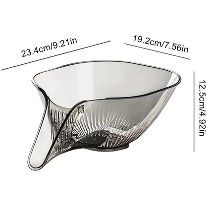 Kitchen Multifunctional Drainage Basket New Salad Fruit Plate Draining Bowl Plastic Vegetable Basin Household Sink