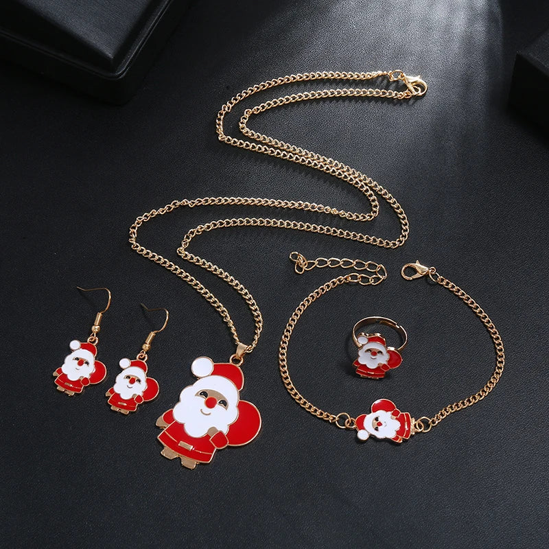 5Pcs/Set Christmas Jewelry Set / Gifts