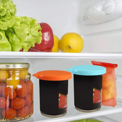 3 In 1 Silicone Canned Lid Reusable Food Tin Cover, Keep Fresh, Kitchen Organization Pet Supplies