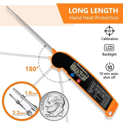 Fast reading Digital Kitchen Food Thermometer For Meat Water Milk - Kitchen Tools