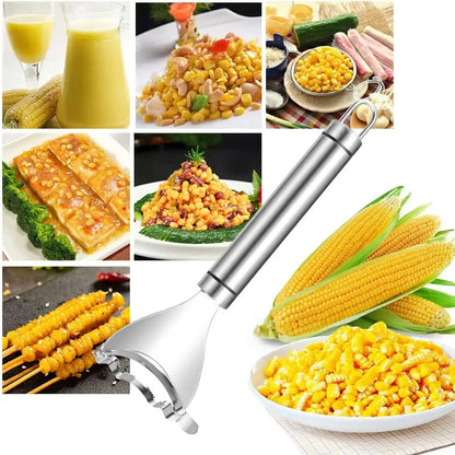 Stainless Steel Corn Peeler,Serrated Corn Stripper, Cob Shaver, Kitchen tool