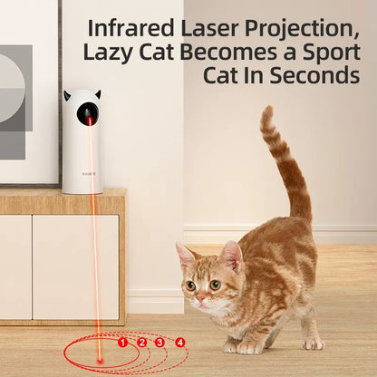 ROJECO Smart Interactive Cat Toy - LED Laser Teaser for Endless Fun