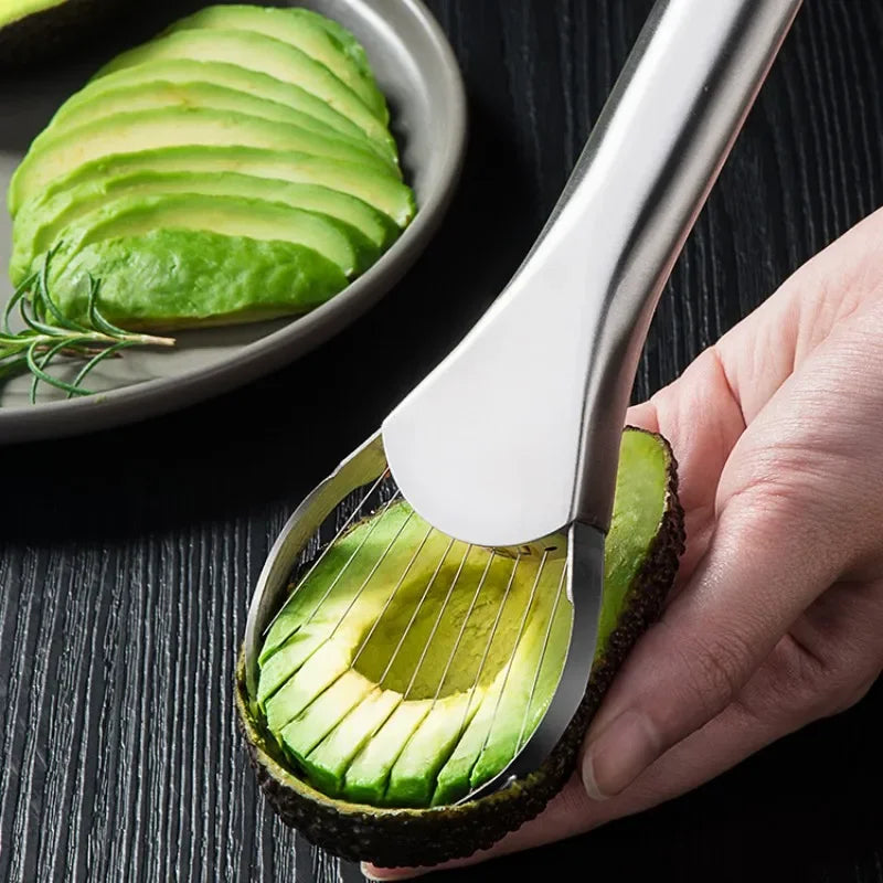 Avocado Knife Gadget Stainless Steel Cutter, Kitchen Gadgets for Fruit Cutting