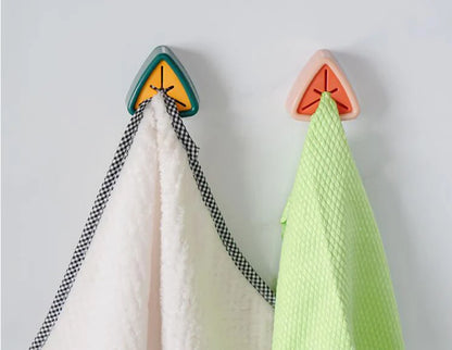 Creative Squeezing Hanging Hooks Wall Decoration Punch Free Self-adhesive Towel Bath Ball Bathroom Kitchen Storage