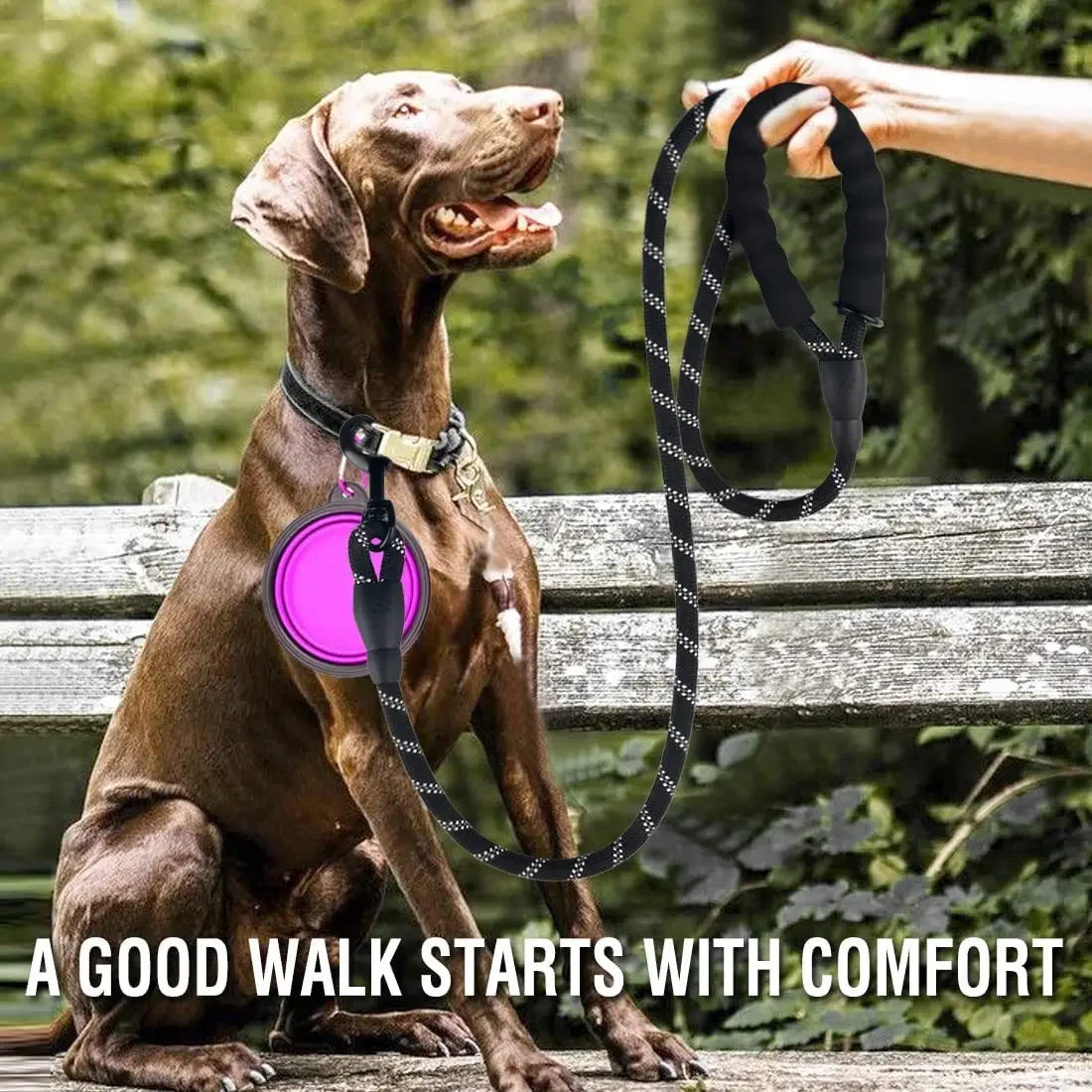 Strong Dog Leash | Reflective Leash For Big Small Medium Dog